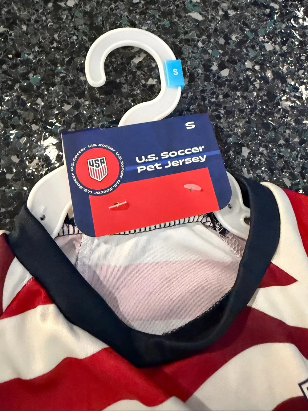 U.S. Soccer red & white dog pet jersey World Cup 2026 Size Small NWT
